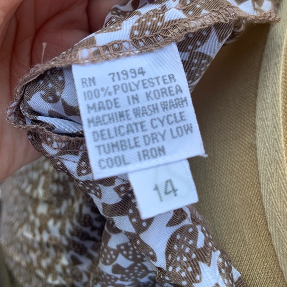 Vintage Pleated Mushroom Skirt - Picture 8 of 13